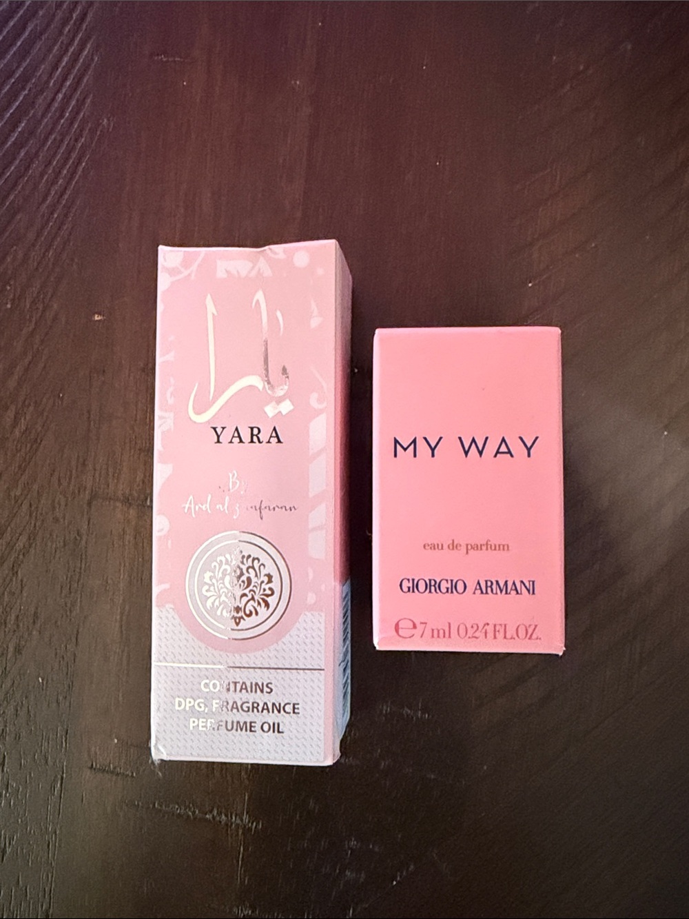 Bundle Deal Roll-on perfume by Yara & My way perfume Mini size Brand New both